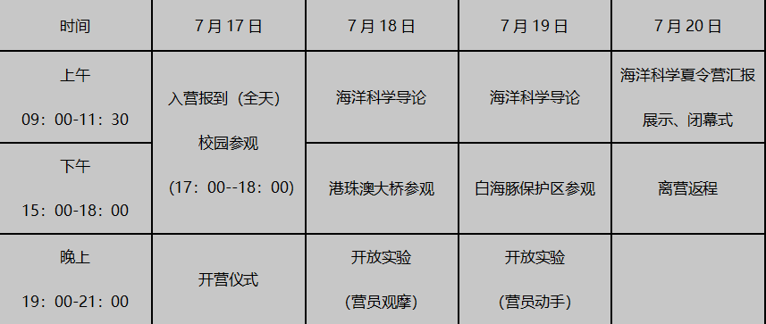 KY.COM2018年优秀中学生海洋科学夏令营邀请函